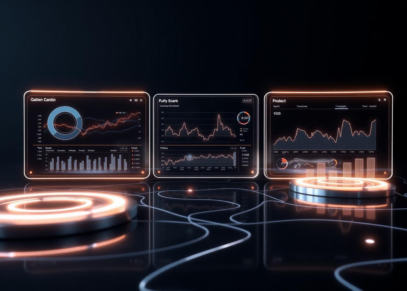 Illustrative private market data dashboard